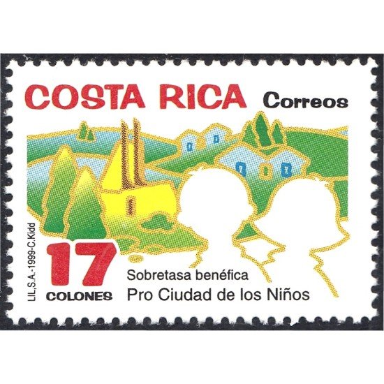 Costa Rica 658 1999 Sello de navidad Pro Ciudad de los niños Pro tasa benéfica MNH Costa Rica 658 1999 Sello de navidad Pro Ciudad de los niños Pro tasa benéfica MNH