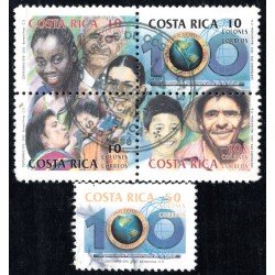 Costa Rica 708/12 2002 100º de la Organización Panamericana de la Salud usados