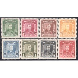 Costa Rica A- 157/64 1947 Presidente Roosevelt MNH Costa Rica A- 157/64 1947 Presidente Roosevelt MNH