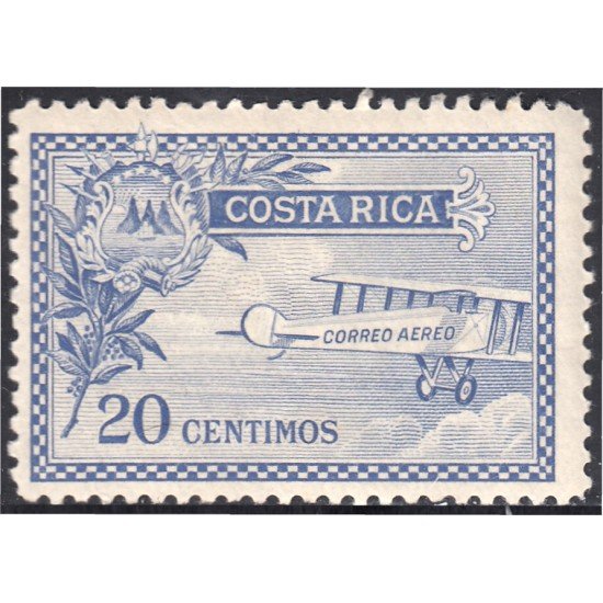 Costa Rica A- 1 1930 Avión Aeroplano MNH