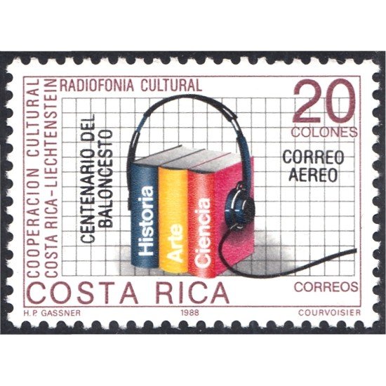 Costa Rica A- 902 1991 Coopreración Radiofonía Cultural Liechtenstein - Costa Rica MNH Costa Rica A- 902 1991 Coopreración Radiofonía Cultural Liechtenstein - Costa Rica MNH
