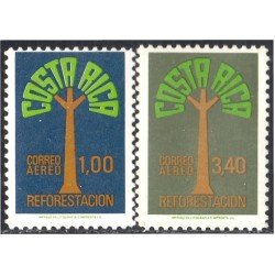 Costa Rica A- 757/58 1980 Reforestación MNH