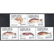 Costa Rica A- 722/26 1979 Defensa de la fauna Marina Nacional MNH Costa Rica A- 722/26 1979 Defensa de la fauna Marina Nacional MNH