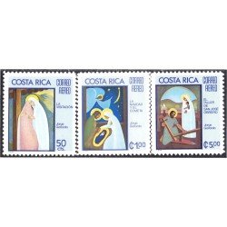 Costa Rica A- 636/38 1975 Navidad Christmas Pinturas Jorge Gallardo MNH Costa Rica A- 636/38 1975 Navidad Christmas Pinturas Jorge Gallardo MNH