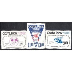 Costa Rica A- 620/22 1975 XVI Convención de la Federación de Clubes de Radio aficionados MNH