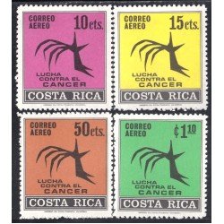 Costa Rica A- 489/92 1970 Lucha contra el Cáncer MNH Costa Rica A- 489/92 1970 Lucha contra el Cáncer MNH