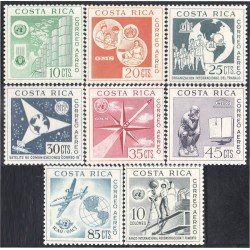 Costa Rica A- 318/25 1961 15 Aniversario de las Naciones Unidas MNH