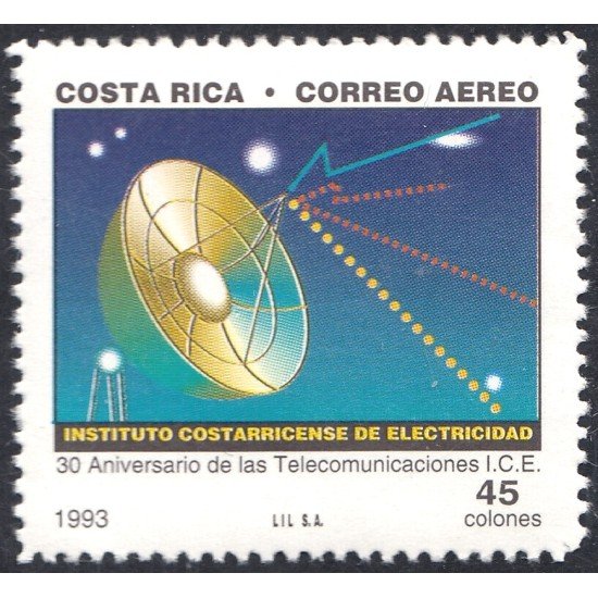 Costa Rica A- 909 1993 Instituto costarricense de electricidad MNH Costa Rica A- 909 1993 Instituto costarricense de electricidad MNH