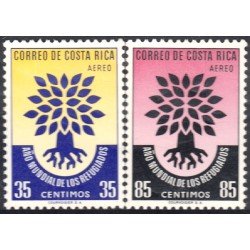 Costa Rica A- 289/90 1960 Año Mundial de los Refugiados MH Costa Rica A- 289/90 1960 Año Mundial de los Refugiados MH