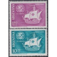 Argentina A- 76/77 1960 8° Congreso de la Unión Postal entre América y España MNH Argentina A- 76/77 1960 8° Congreso de la Unión Postal entre América y España MNH