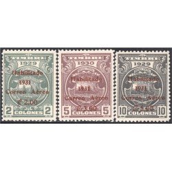 Costa Rica A- 10/12 1931 Timbres fiscales de 1929/30 MH Costa Rica A- 10/12 1931 Timbres fiscales de 1929/30 MH