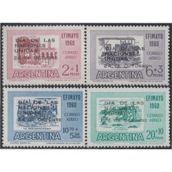 Argentina A- 78/81 1960 Día de las Naciones Unidas MNH Argentina A- 78/81 1960 Día de las Naciones Unidas MNH