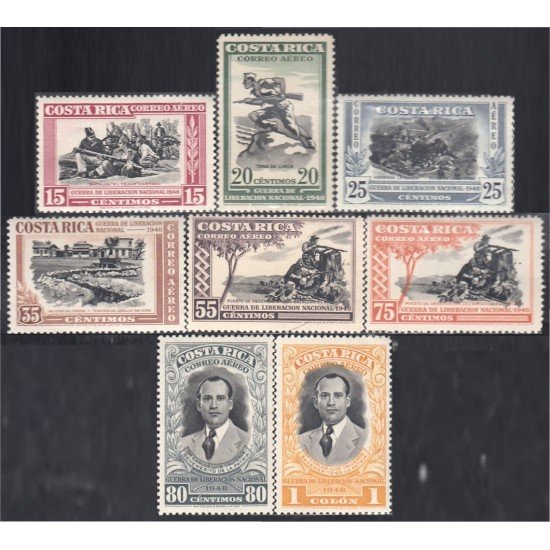 Costa Rica A- 188/95 1950 Guerra de liberación nacional Carlos Luis Valverde MH