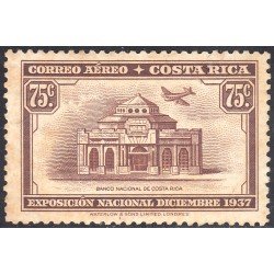 Costa Rica A- 33 1937 Banco Nacional  de Costa Rica MH