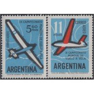 Argentina A- 89/90 1963 9° Campeonato de de planeadores MNH Argentina A- 89/90 1963 9° Campeonato de de planeadores MNH