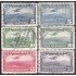 Costa Rica A- 215/17 1952 Serie antigua Aeroplano usados