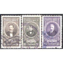 Costa Rica A- 177/79 1948 Salvador J. Mora Fernández Carlos Durán usados