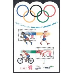 Costa Rica HB 27 2012 Juegos olímpicos de verano 2012 en Londres MNH