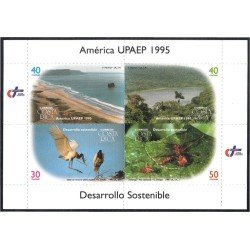 Costa Rica HB 16 1995 Upaep Vista costera Río bordeado de bosque MNH Costa Rica HB 16 1995 Upaep Vista costera Río bordeado de bosque MNH