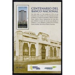 Costa Rica HB 35 2014 Centenario del banco nacional MNH