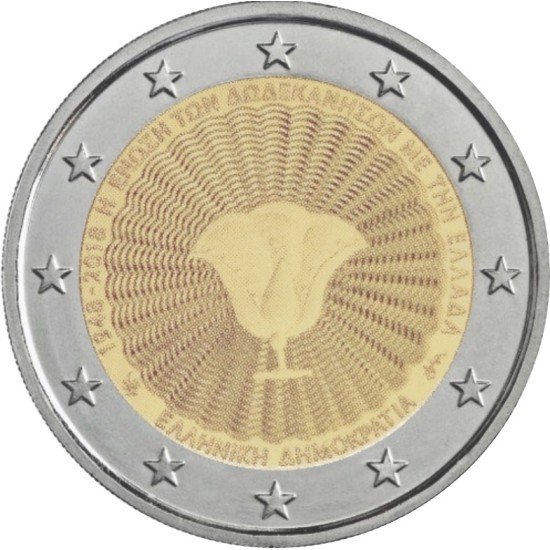 Grecia 2018 2 € euros conmemorativos Islas Dodecaneso Grecia 2018 2 € euros conmemorativos Islas Dodecaneso