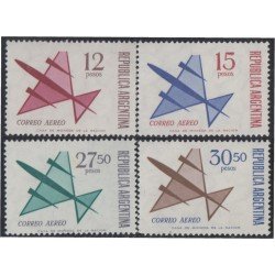 Argentina A- 108/111 1965 Serie Corriente. Tipo de 1963-64 MNH Argentina A- 108/111 1965 Serie Corriente. Tipo de 1963-64 MNH