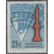 Argentina A- 112 1966 Lanzamiento de Cohetes en la Antártida MNH Argentina A- 112 1966 Lanzamiento de Cohetes en la Antártida MNH