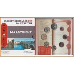 Holanda 2019 Cartera Oficial Monedas € euros BU Set Maastricht Holanda 2019 Cartera Oficial Monedas € euros BU Set Maastricht