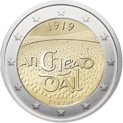 Irlanda 2019 2 € euros conmemorativos Cent. Dáil Éireann