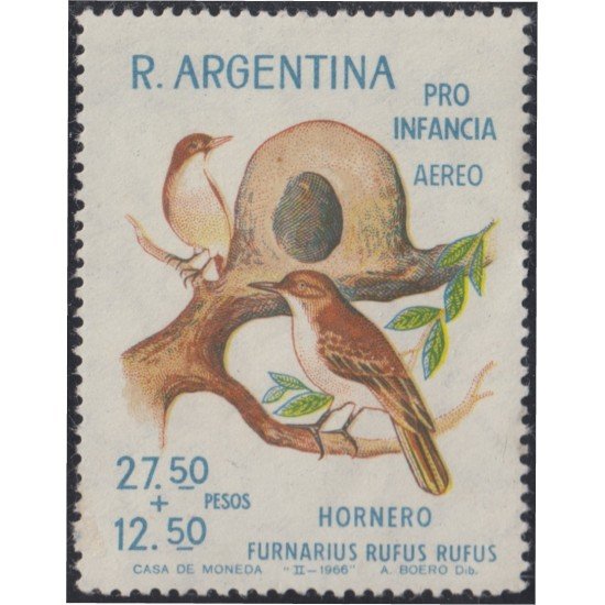 Argentina A- 113 1966 Sobrecarga Pro Infancia MNH Argentina A- 113 1966 Sobrecarga Pro Infancia MNH