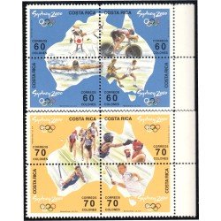 Costa Rica  670/77 2000 Juegos olímpicos  de Sidney Australia MNH