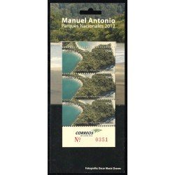 Costa Rica C - 956 2012 Parque nacional Manuel Antonio MNH en carnet