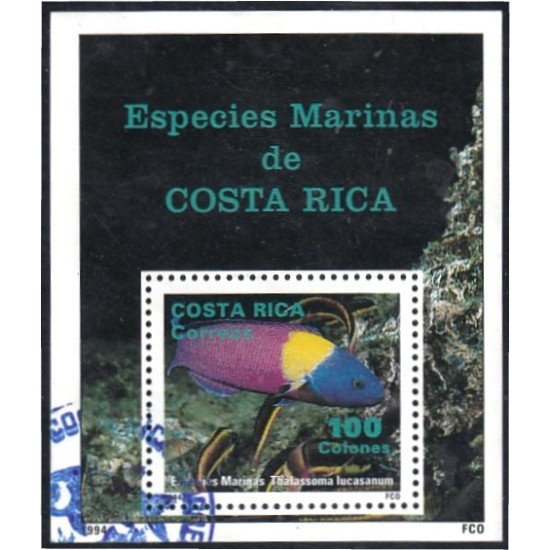 Costa Rica HB 14 1994 Especies marinas de Costa Rica usada Costa Rica HB 14 1994 Especies marinas de Costa Rica usada