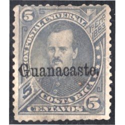 Costa Rica Guanacaste 5a 1885 Effigie de P. Fernández sin goma