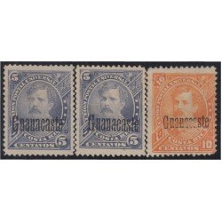 Costa Rica Guanacaste 6/7 + 6a 1887 Bernardo Soto MH