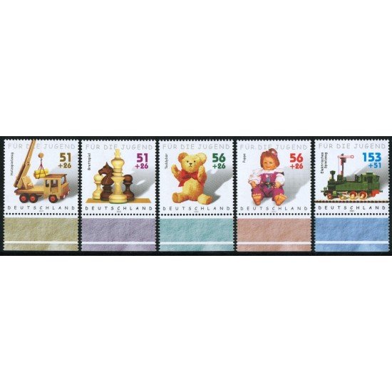 AJZ2  Alemania  Germany  Nº 2088/92 2260/4 902/6   2002   MNH