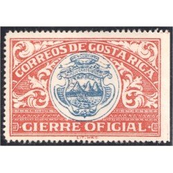 Costa Rica Retour 2 1920/30 Escudos MNH