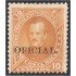 Costa Rica Timbres de Servicio 6bI 1883 P. Fernández Sin goma