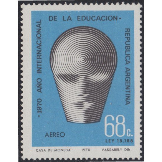Argentina A- 132 1970 Año Internacional de la educación MNH Argentina A- 132 1970 Año Internacional de la educación MNH