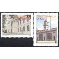 Guatemala 473AB 1997 Edificios Universitario y Centroamericano MNH