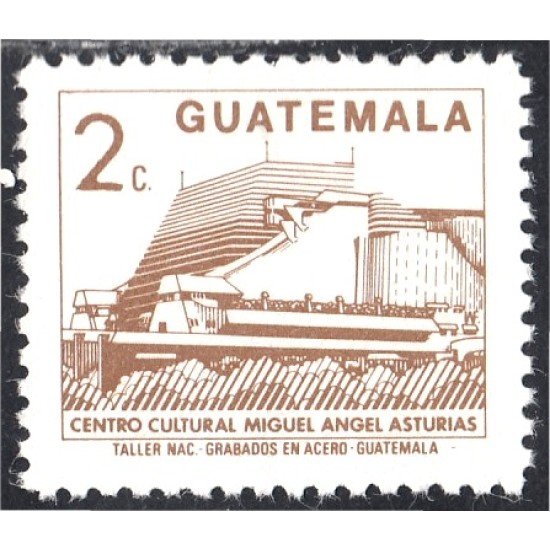Guatemala 455 1988 Centro Cultural Miguel Ángel Asturias MNH