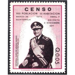 Guatemala 427 1973 Gral. Carlos Araño Osorio MNH Guatemala 427 1973 Gral. Carlos Araño Osorio MNH