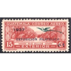 Guatemala 298 1937 Exposición Filatélica Río Dulce MNH Guatemala 298 1937 Exposición Filatélica Río Dulce MNH