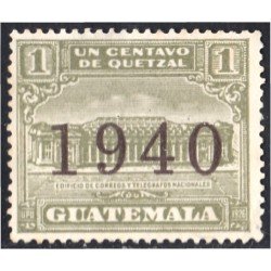 Guatemala 304Aa 1940 Edificio de Correos y Telégrafos 150 Años de la Constitución de EE.UU sin goma Guatemala 304Aa 1940 Edificio de Correos y Telégrafos 150 Años de la Constitución de EE.UU sin goma