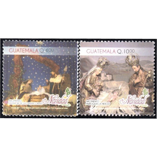 Guatemala 654/55 2011 Navidad Christmas MNH