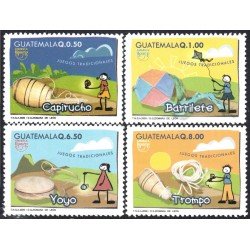Guatemala 624/27 2010 América Upaep Juegos tradicionales MNH Guatemala 624/27 2010 América Upaep Juegos tradicionales MNH