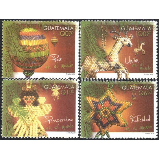 Guatemala 618/21 2009 Navidad Christmas MNH