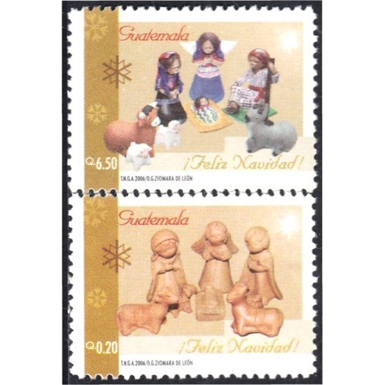 Guatemala 562/63 2006 Navidad Christmas MNH