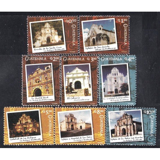 Guatemala 537/44 2005 Ermitas Iglesias Catedrales MNH