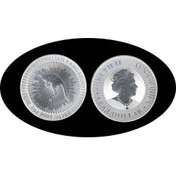 Australia 1 OZ onza  2019  Canguro Kangaroo 1$ Plata Ag